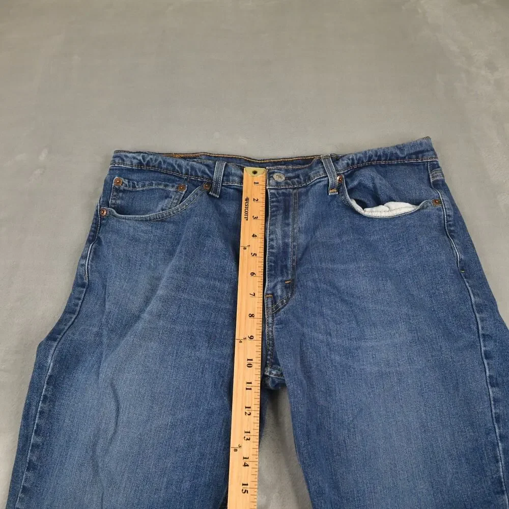 Levis Jeans 511 Mens 36x32 (34x30) Slim Fit Blue Denim Outdoor Hiking Work